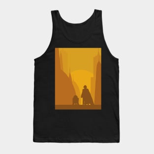 Anakin and r2d2 on Coruscant - Artprint Tank Top